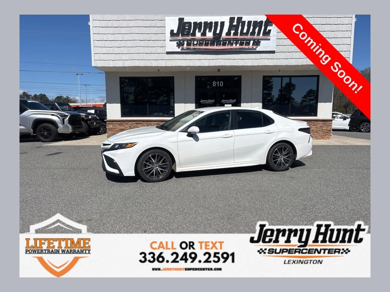 White 2023 Toyota Camry SE for sale in Lexington, NC
