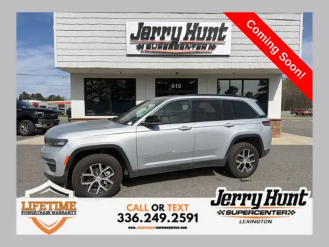 Silver 2024 Jeep Grand Cherokee Limited for sale in Lexington, NC