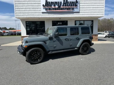 Gray 2025 Jeep Wrangler Sahara 4xe for sale in Lexington, NC