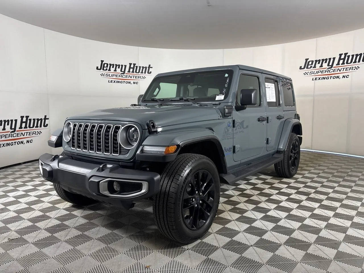 Gray 2025 Jeep Wrangler Sahara 4xe for sale in Lexington, NC