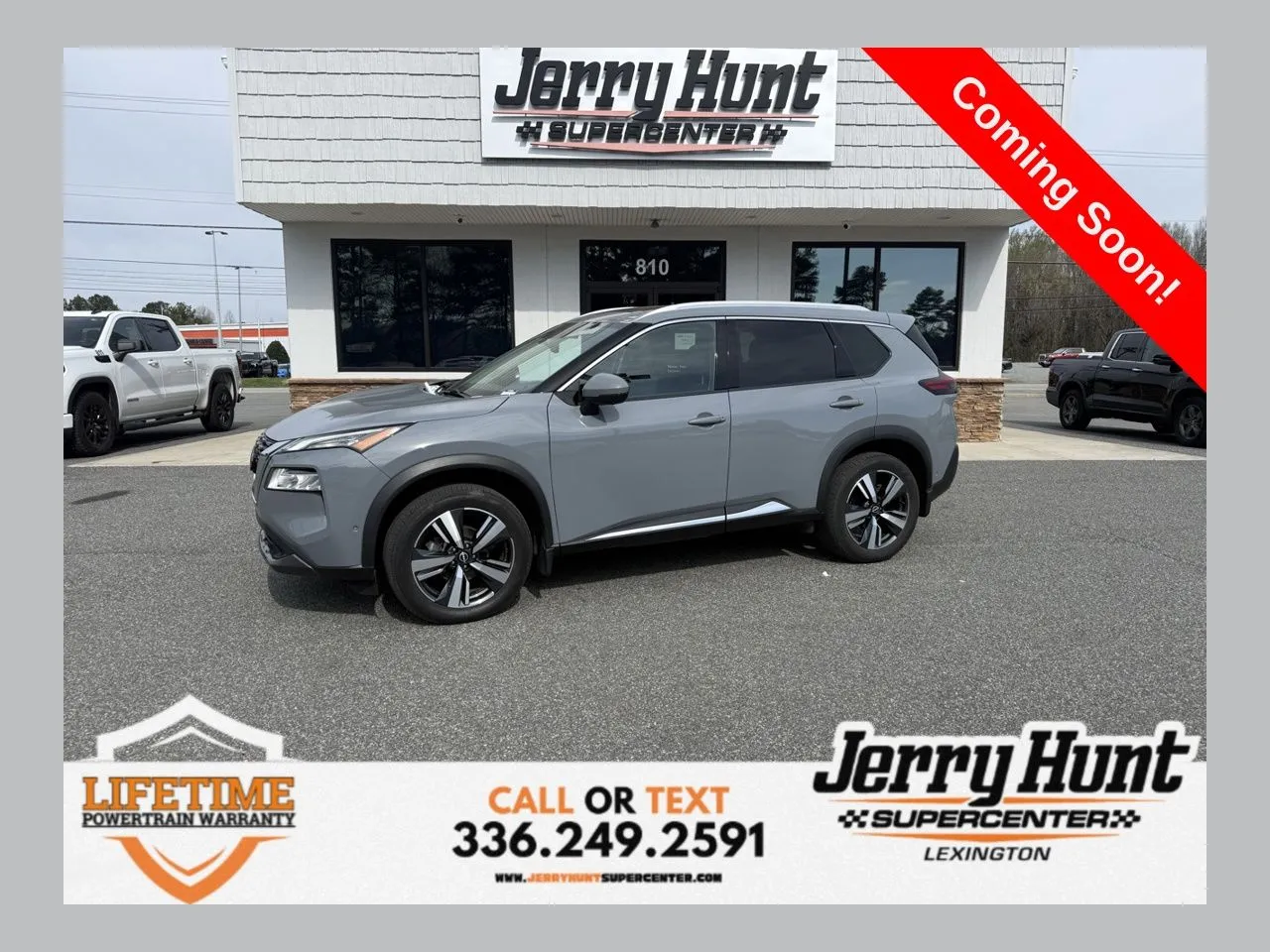 Gray 2023 Nissan Rogue SL for sale in Lexington, NC