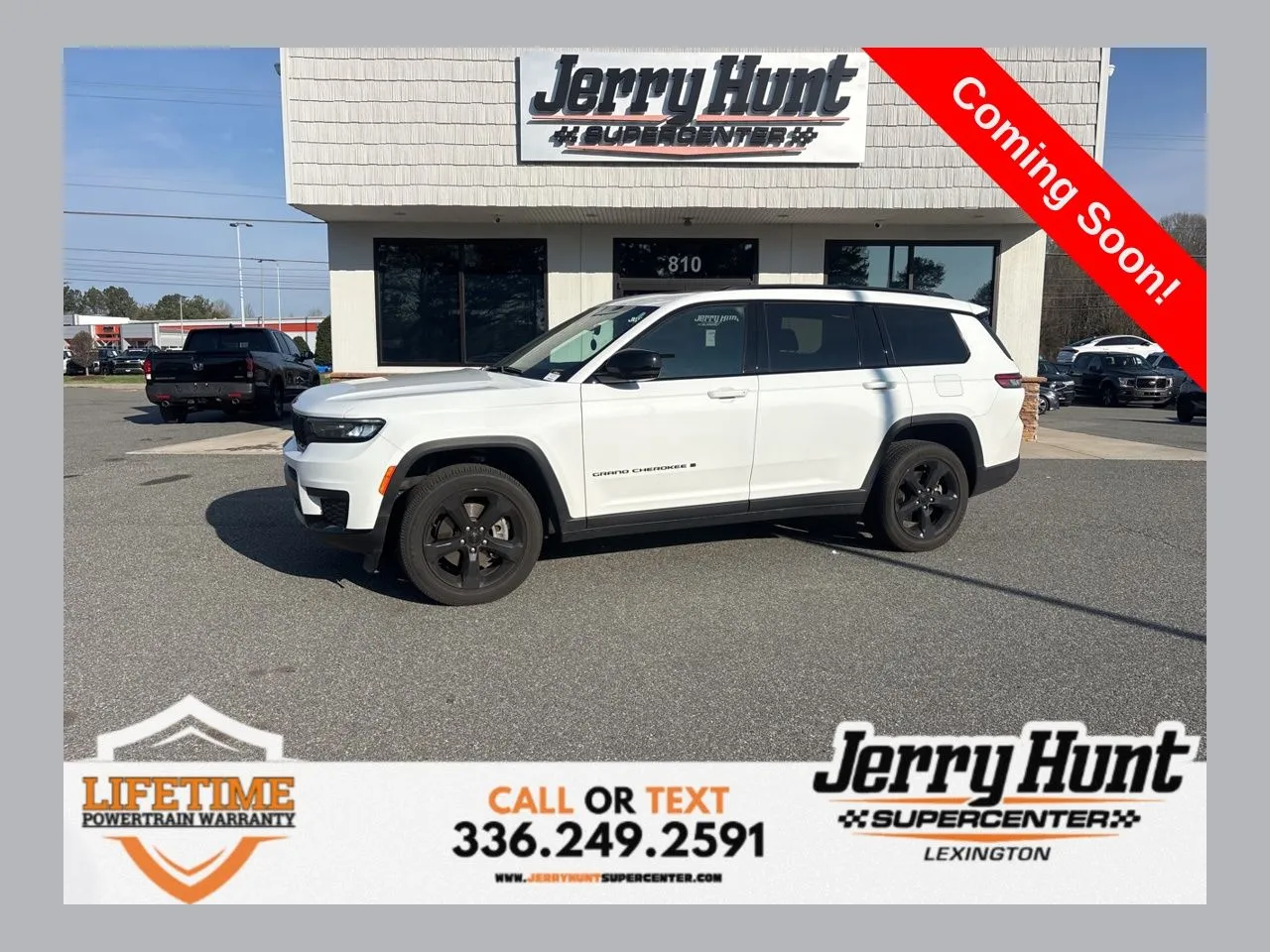 White 2025 Jeep Grand Cherokee L Altitude X for sale in Lexington, NC