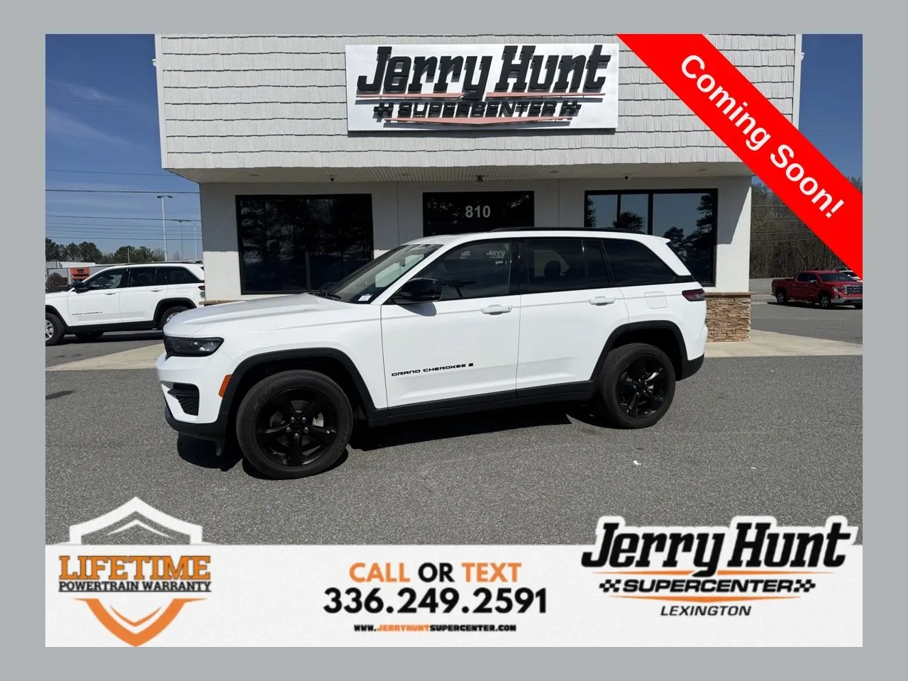 White 2023 Jeep Grand Cherokee Altitude for sale in Lexington, NC
