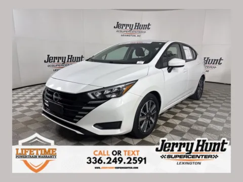 White 2025 Nissan Versa 1.6 SV for sale in Lexington, NC