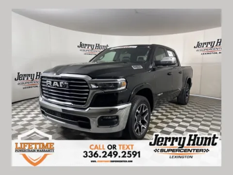 Black 2025 Ram 1500 Laramie for sale in Lexington, NC