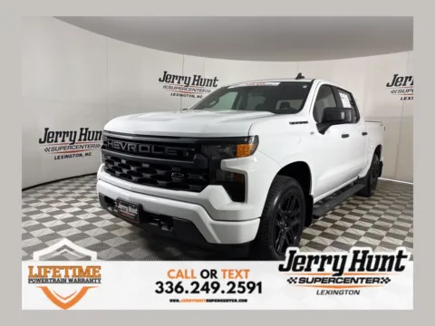 White 2023 Chevrolet Silverado 1500 Custom for sale in Lexington, NC