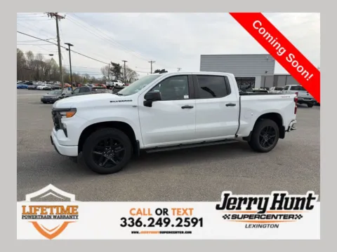 White 2023 Chevrolet Silverado 1500 Custom for sale in Lexington, NC