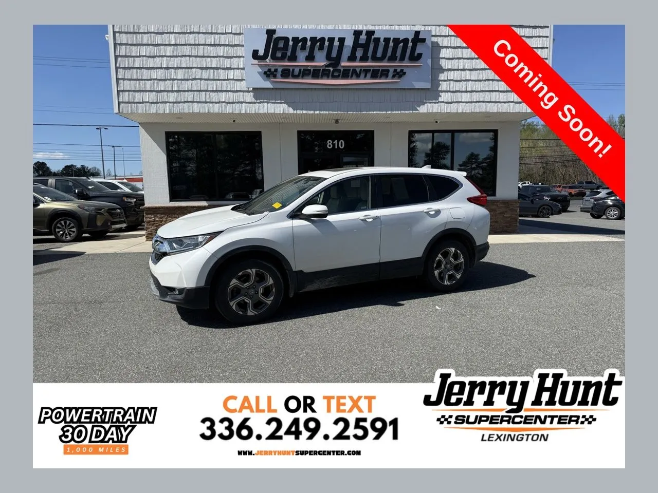 White 2019 Honda CR-V EX-L for sale in Lexington, NC