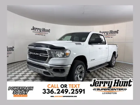 White 2021 Ram 1500 Big Horn/Lone Star for sale in Lexington, NC