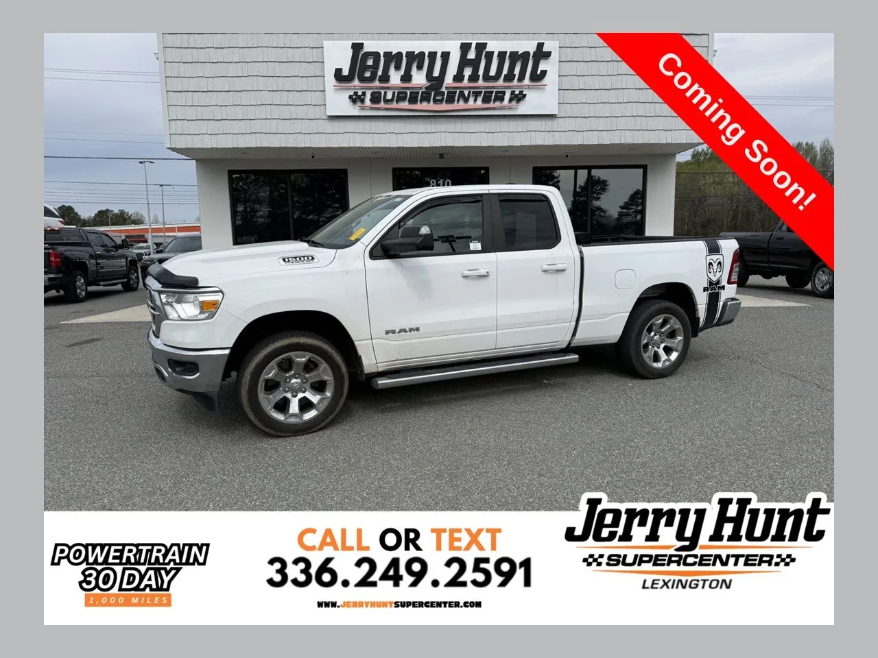 White 2021 Ram 1500 Big Horn/Lone Star for sale in Lexington, NC