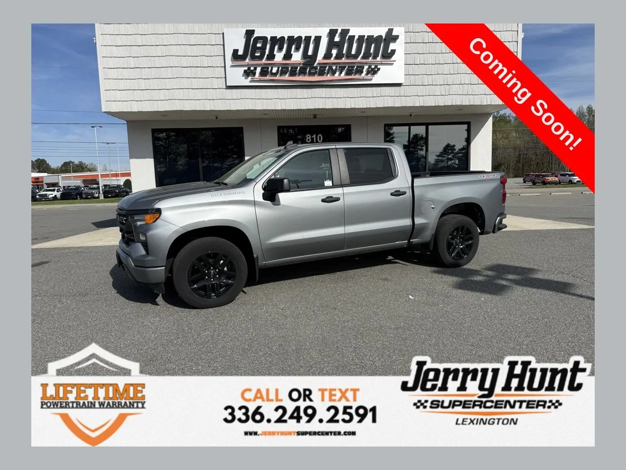 Gray 2023 Chevrolet Silverado 1500 Custom for sale in Lexington, NC