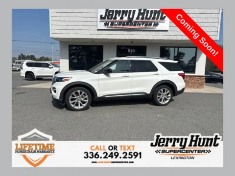 White 2023 Ford Explorer Platinum for sale in Lexington, NC