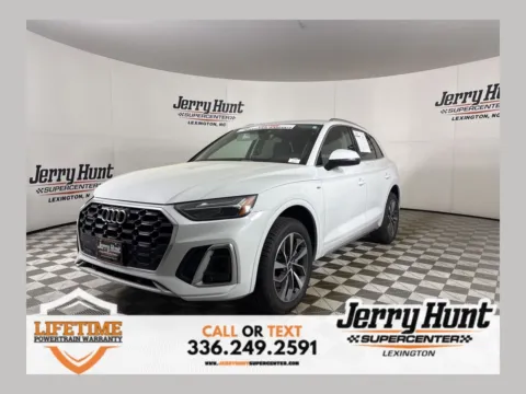 White 2023 Audi Q5 45 S line Premium for sale in Lexington, NC