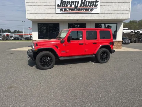Red 2025 Jeep Wrangler Sahara 4xe for sale in Lexington, NC