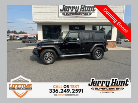 Black 2023 Jeep Wrangler Sport for sale in Lexington, NC