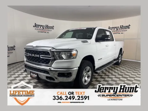 White 2022 Ram 1500 Big Horn/Lone Star for sale in Lexington, NC