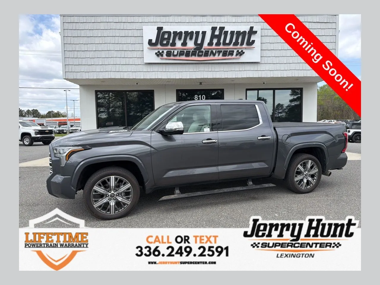 Gray 2023 Toyota Tundra Hybrid Capstone for sale in Lexington, NC