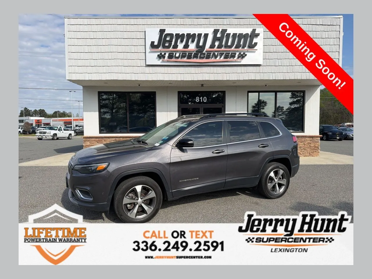 Gray 2022 Jeep Cherokee Limited for sale in Lexington, NC