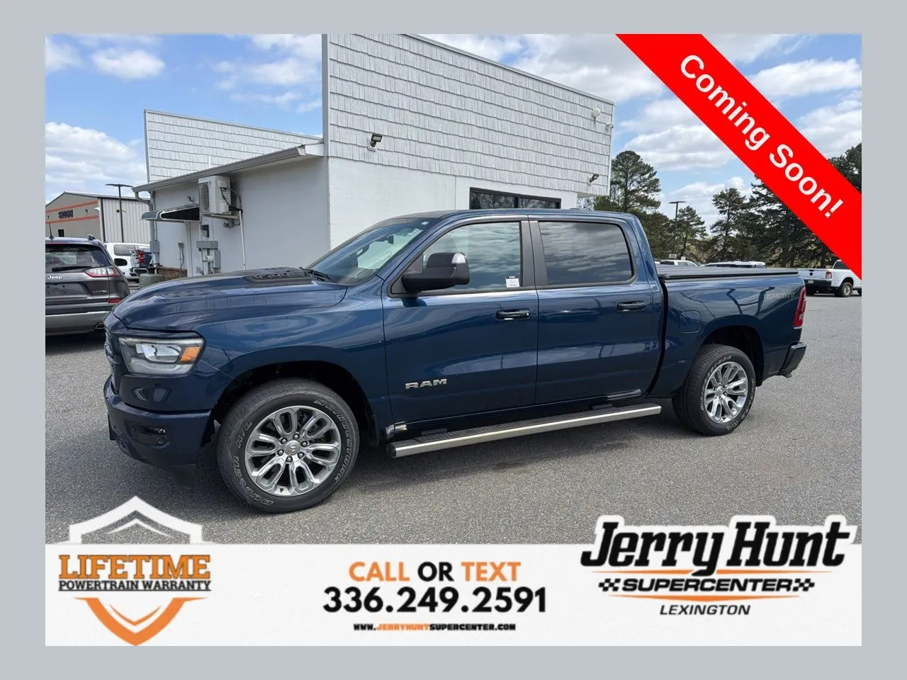 Blue 2023 Ram 1500 Laramie for sale in Lexington, NC