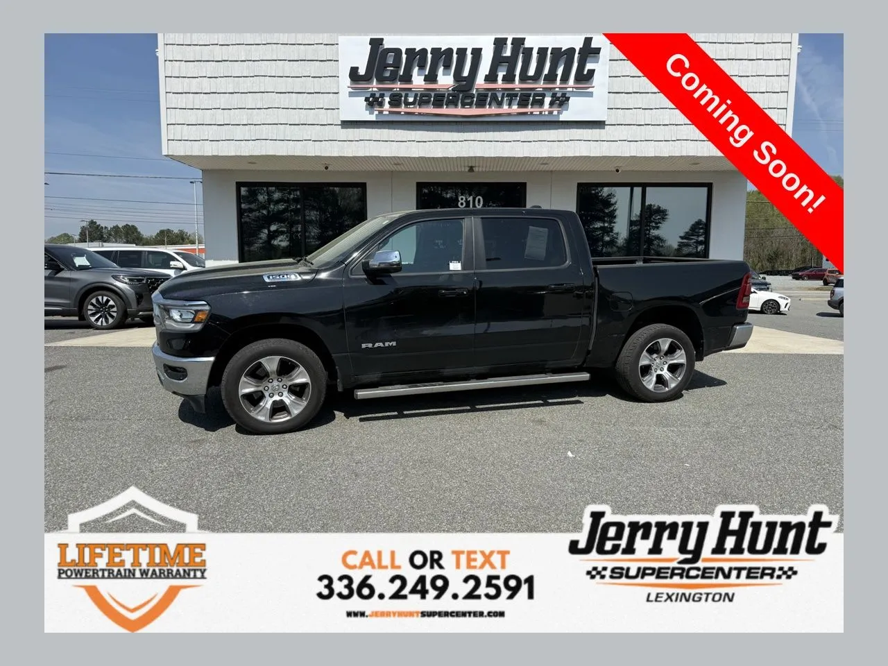 Black 2023 Ram 1500 Laramie for sale in Lexington, NC