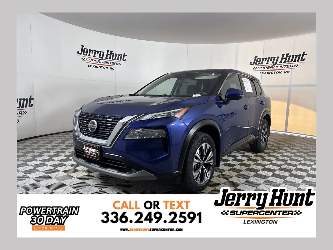 Blue 2021 Nissan Rogue SV for sale in Lexington, NC