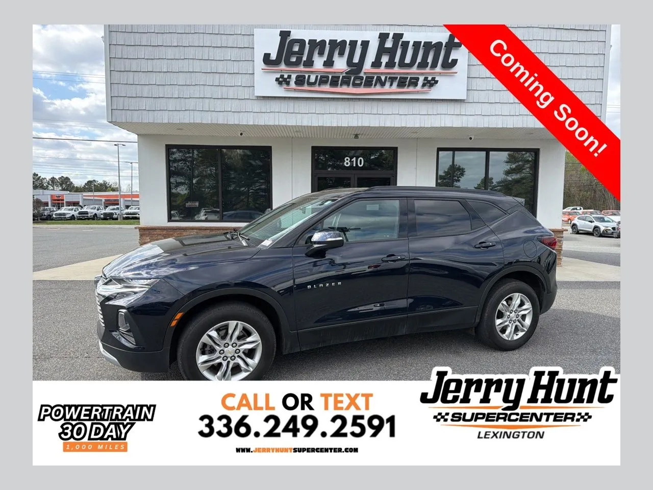 Blue 2021 Chevrolet Blazer LT for sale in Lexington, NC