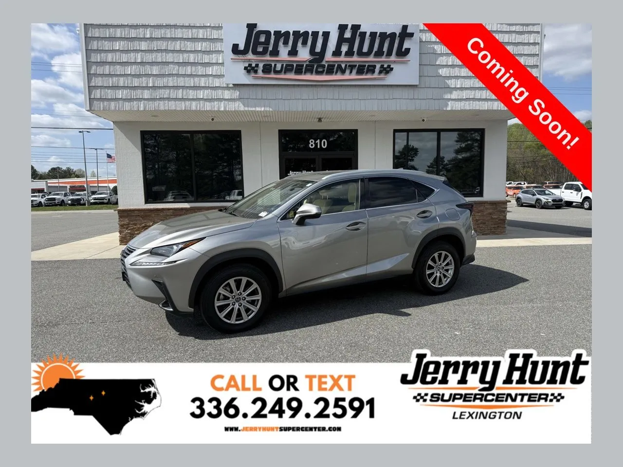 Silver 2020 Lexus NX 300 Base for sale in Lexington, NC