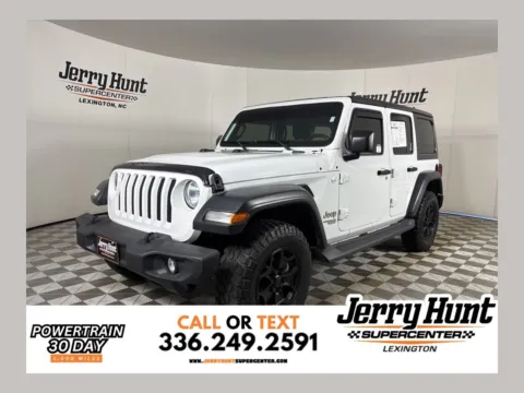 White 2019 Jeep Wrangler Unlimited Sport S for sale in Lexington, NC