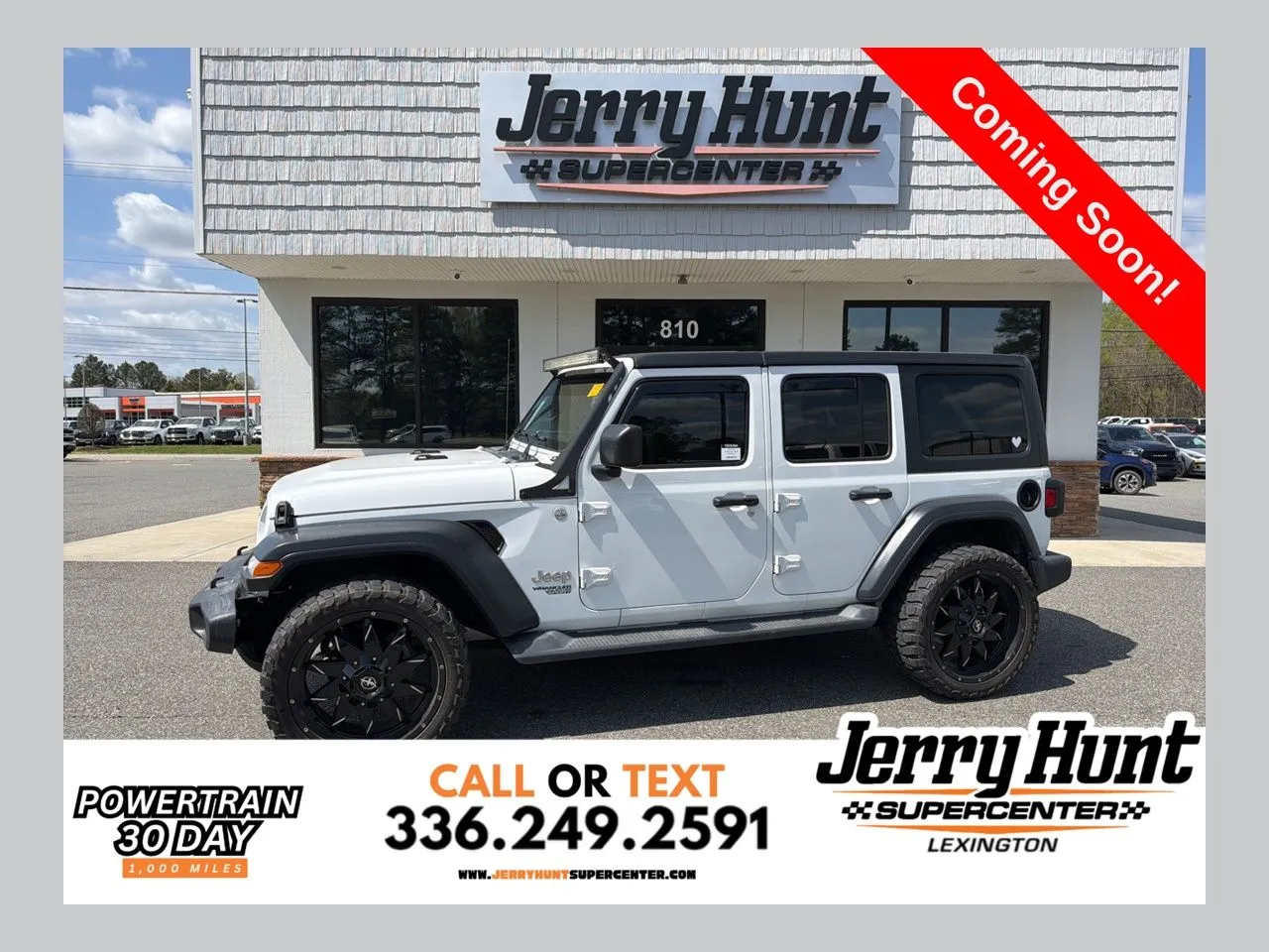 White 2019 Jeep Wrangler Unlimited Sport S for sale in Lexington, NC
