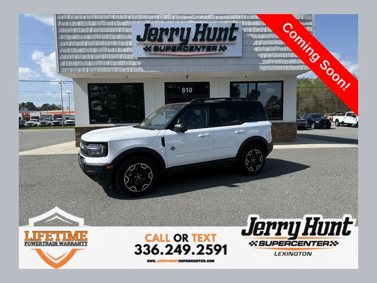 White 2025 Ford Bronco Sport Outer Banks for sale in Lexington, NC