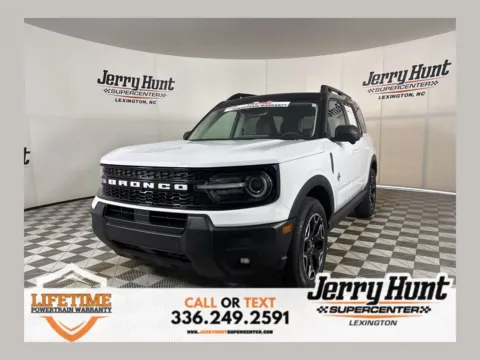 White 2025 Ford Bronco Sport Outer Banks for sale in Lexington, NC