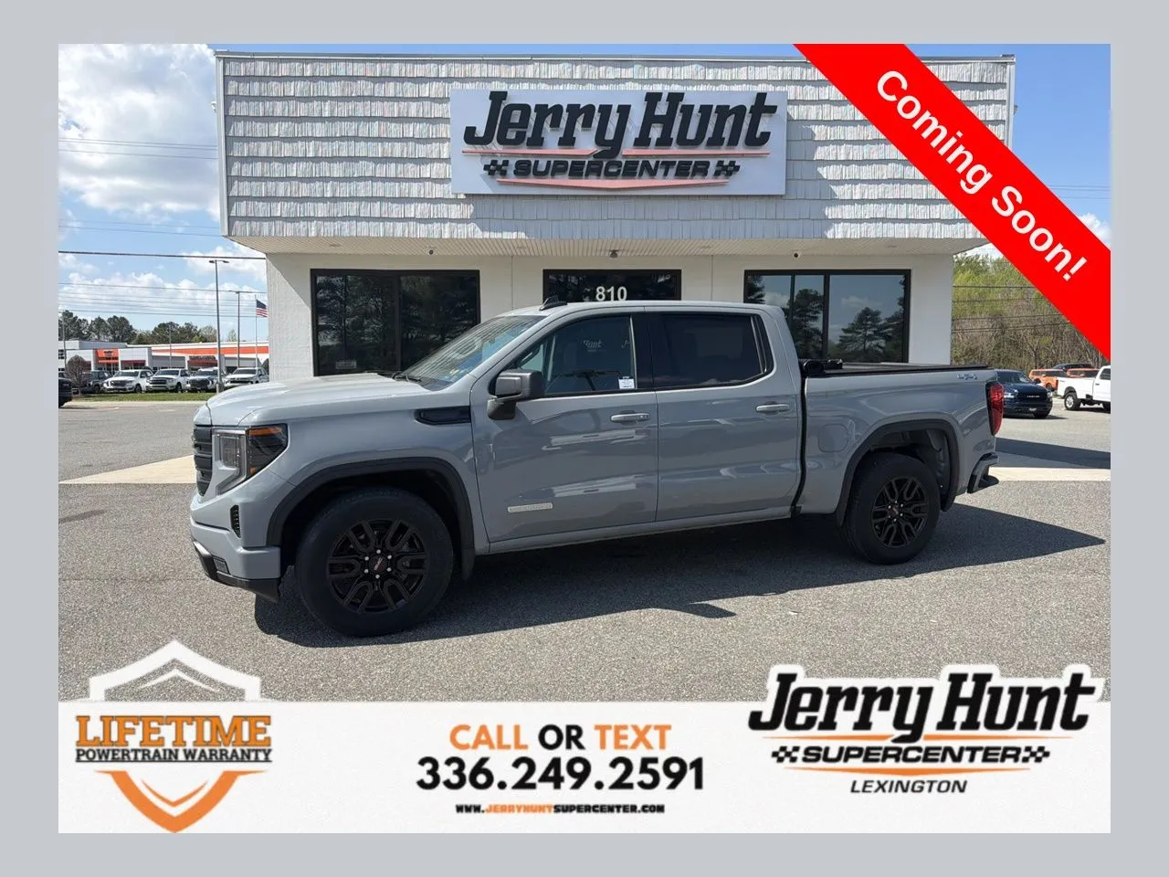 Gray 2024 GMC Sierra 1500 Elevation for sale in Lexington, NC