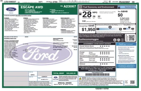 More photos of 2024 Ford Escape ST-Line at Jerry Hunt Supercenter - Lexington, NC