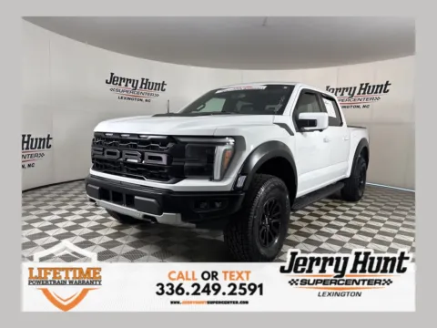 White 2024 Ford F-150 Raptor for sale in Lexington, NC