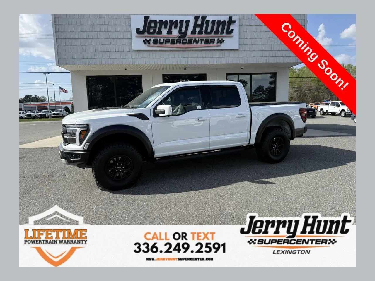 White 2024 Ford F-150 Raptor for sale in Lexington, NC