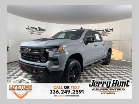 Gray 2024 Chevrolet Silverado 1500 LT Trail Boss for sale in Lexington, NC