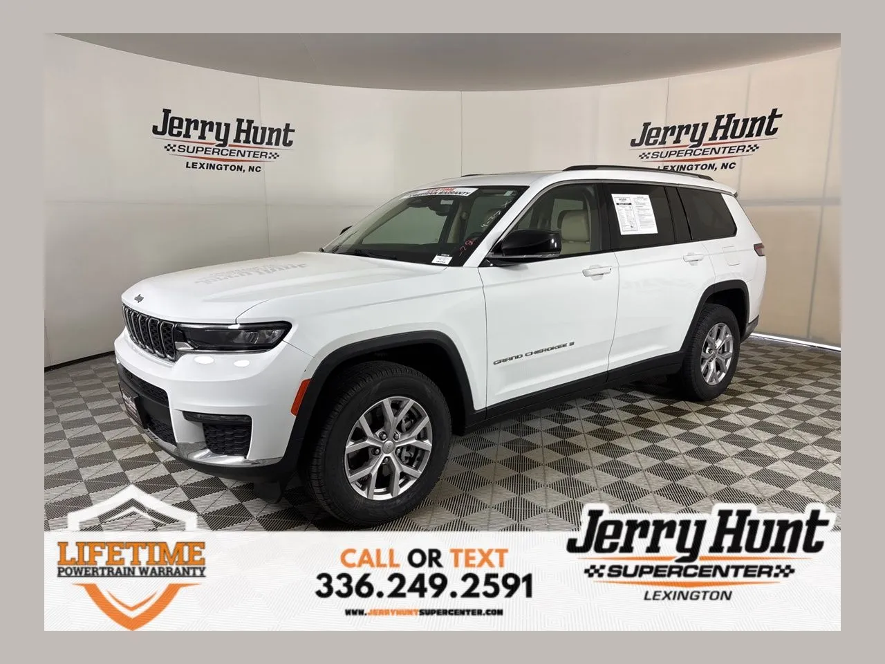 White 2022 Jeep Grand Cherokee L Limited for sale in Lexington, NC
