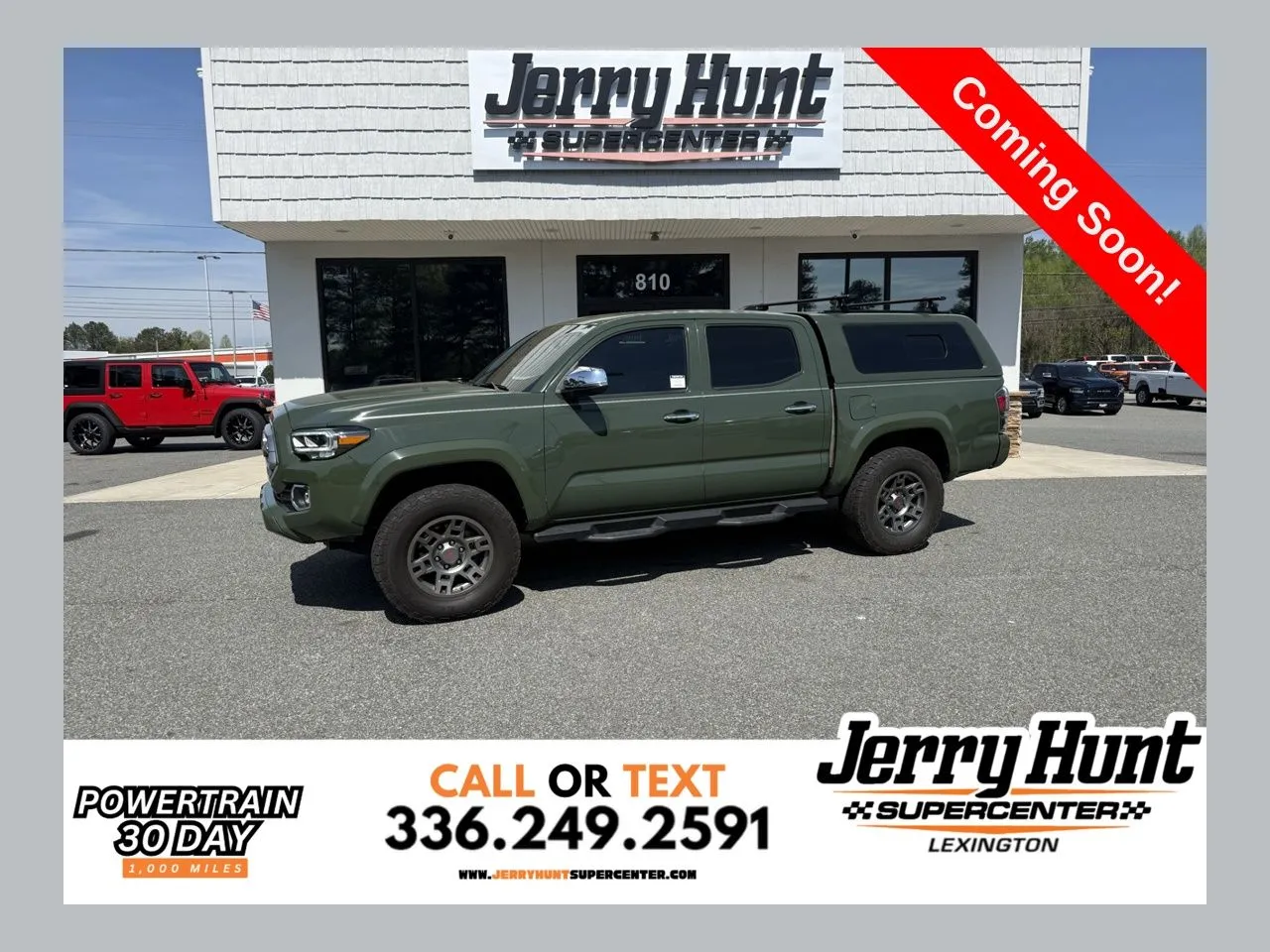 Green 2021 Toyota Tacoma Limited for sale in Lexington, NC
