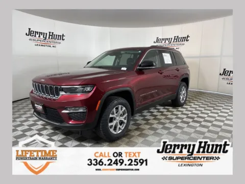 Red 2022 Jeep Grand Cherokee Limited for sale in Lexington, NC