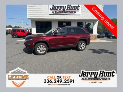 Red 2022 Jeep Grand Cherokee Limited for sale in Lexington, NC