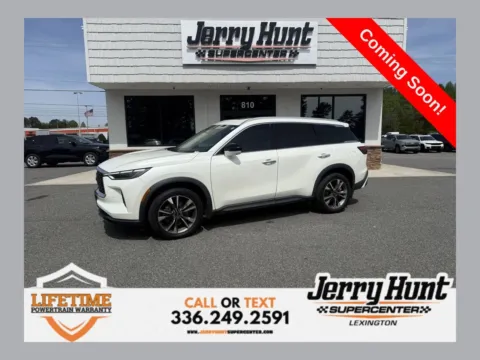 White 2023 INFINITI QX60 LUXE for sale in Lexington, NC