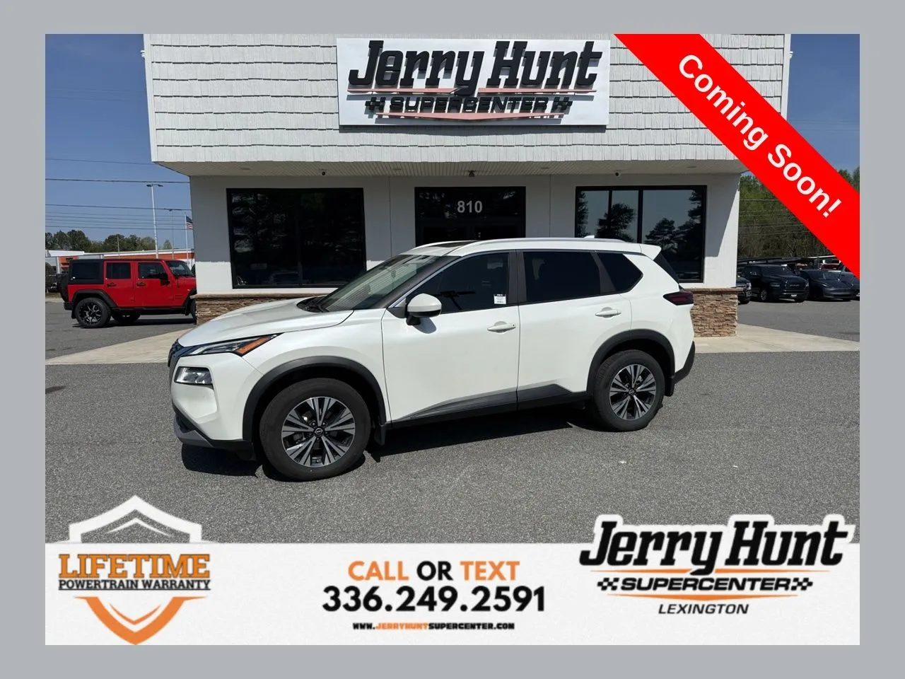 White 2023 Nissan Rogue SV for sale in Lexington, NC