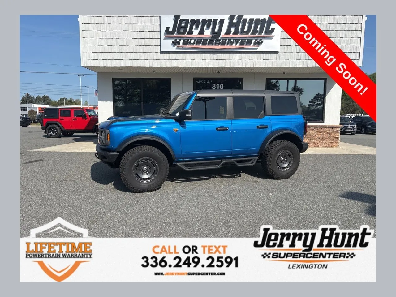 Blue 2024 Ford Bronco Badlands for sale in Lexington, NC