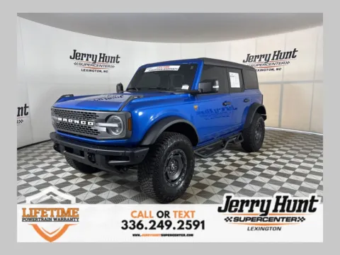 Blue 2024 Ford Bronco Badlands for sale in Lexington, NC