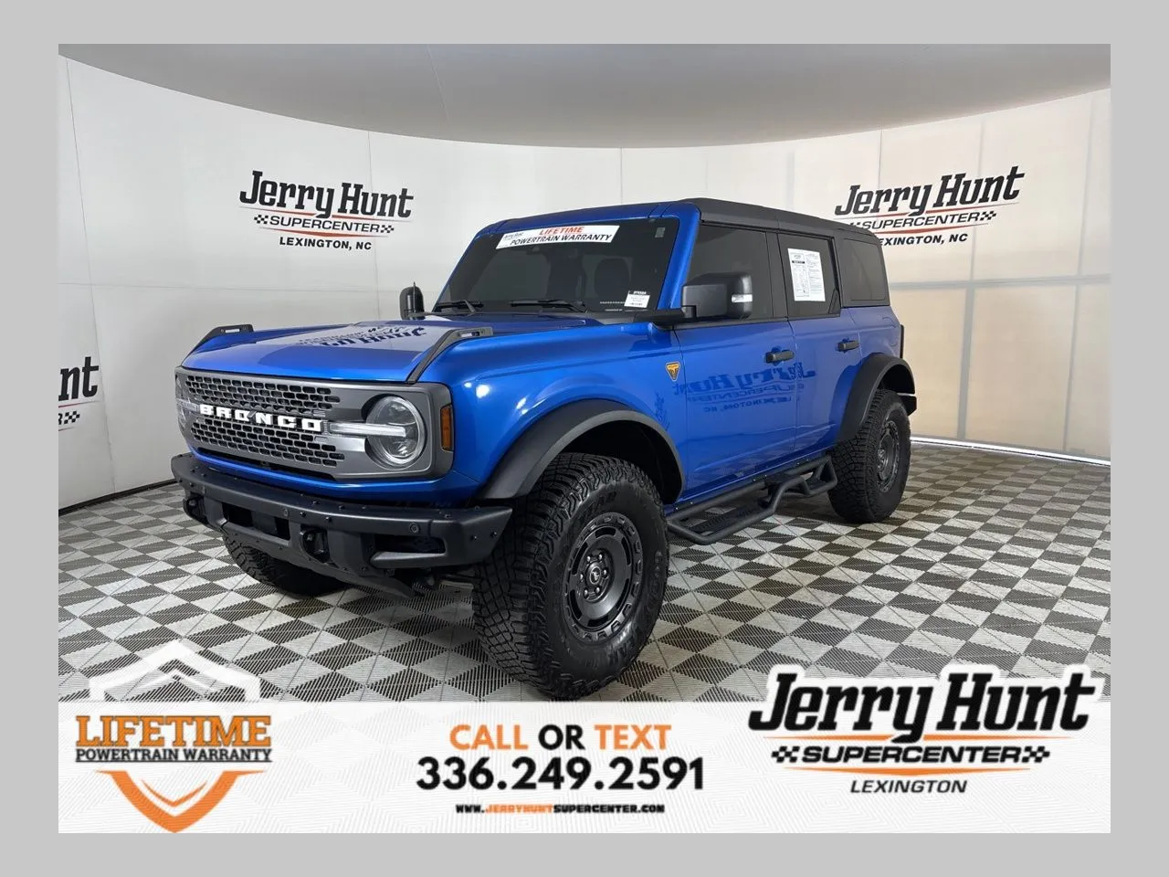Blue 2024 Ford Bronco Badlands for sale in Lexington, NC