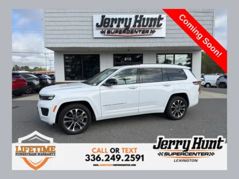 White 2023 Jeep Grand Cherokee L Overland for sale in Lexington, NC