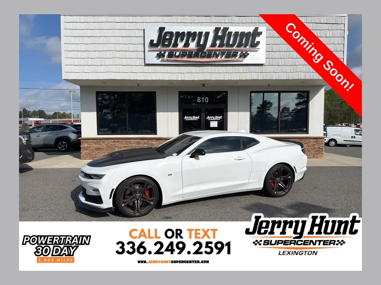 White 2020 Chevrolet Camaro SS for sale in Lexington, NC