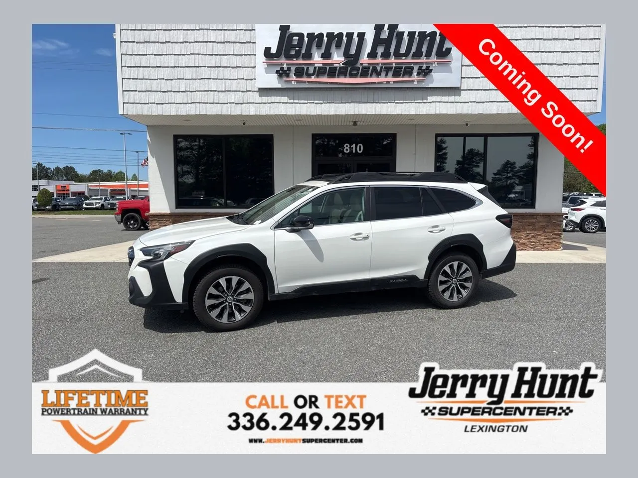 White 2025 Subaru Outback Limited for sale in Lexington, NC