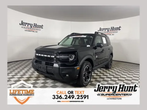 Black 2025 Ford Bronco Sport Outer Banks for sale in Lexington, NC