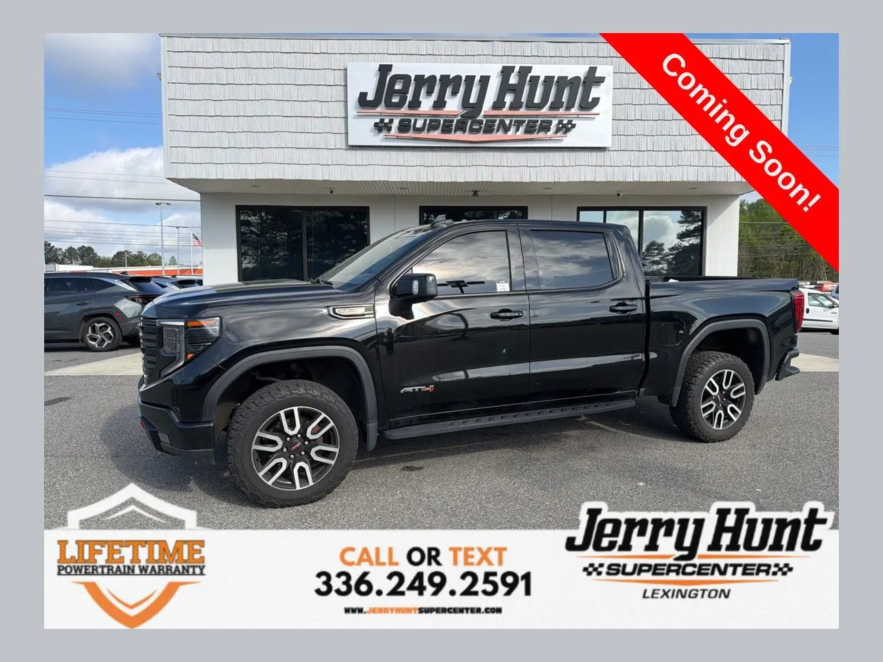 Black 2023 GMC Sierra 1500 AT4 for sale in Lexington, NC